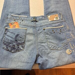 La Casa Nuestra Men’s wide leg baggy Jeans